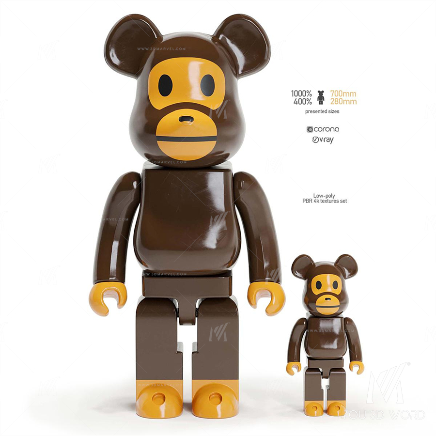Bearbrick Bape Milo